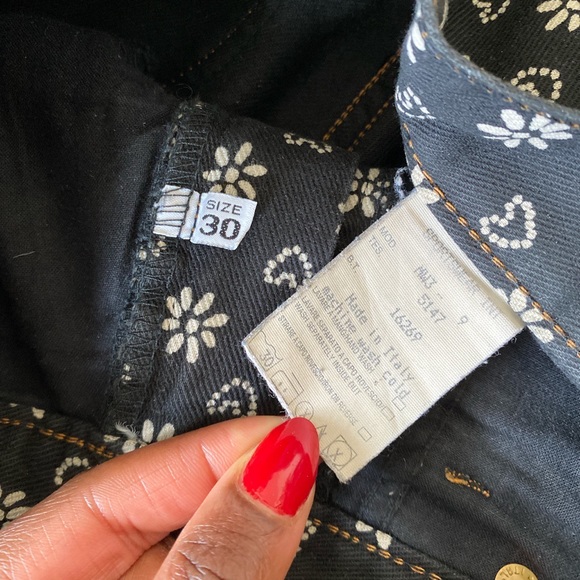 Vintage Moschino floral denim - Picture 3 of 4
